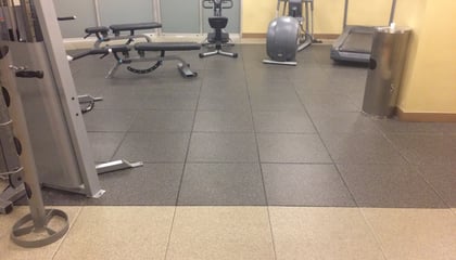 "Tough-Land" Series for Fitness Area at Chicago Hotel